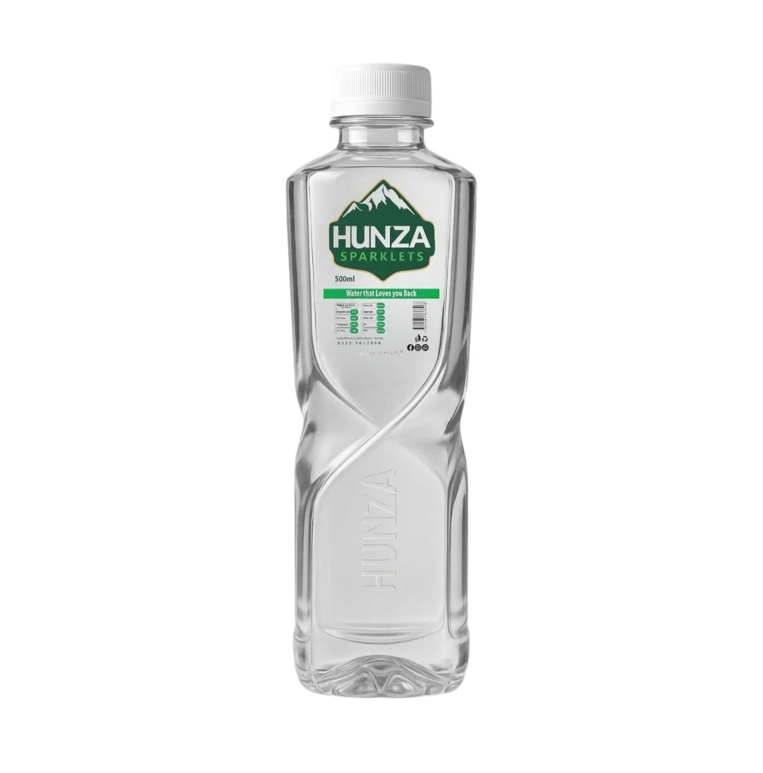 Hunza Sparklets bottle mockup